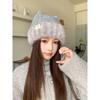 Warm Knitted Beanie Hat Fleece Lined Winter Thermal Hat Cozy Ear Protection Hat  For Women