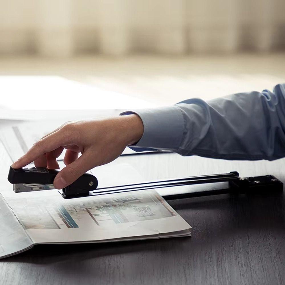 Labor-saving Long Arm Stapler 20 Sheet Capacity Paper Stapler Long Reach Stapler Binding Supplies