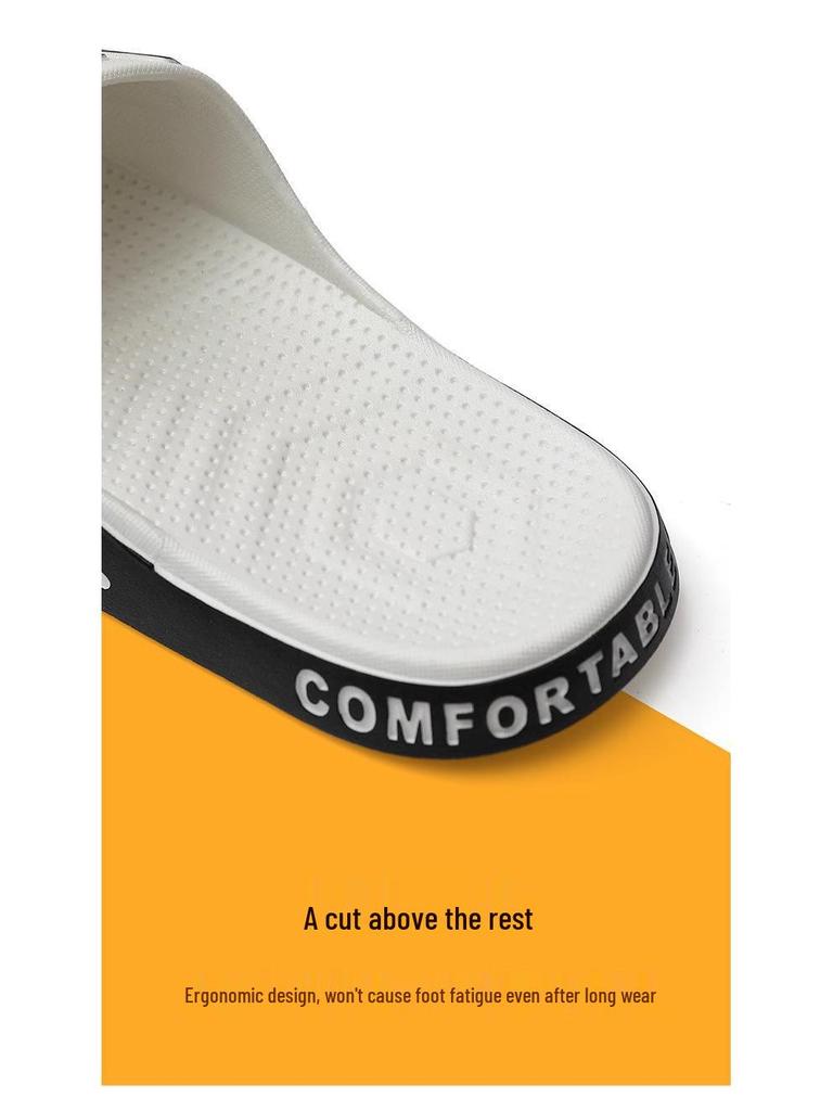 Men's Non-Slip Cool Summer Slippers for Outdoor, Indoor, and Bathroom Wear