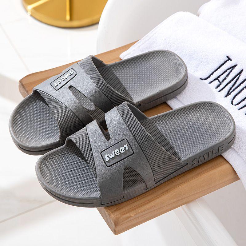 Summer Sandals with Thick Soles for Men Anti Slip Bathroom Comfortable Home Slippers