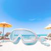 Swimming Diving Glasses Swim Eyewear Clear View Large Frame Professional Anti Fog Kids