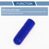 X AUTOHAUX Silicone Cap Silicone Plug Plumbing Processing Mecla Cap Plumbing End Cap Blue