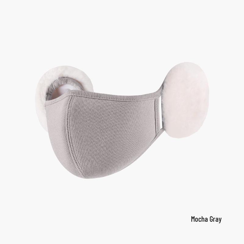 Dámská zimní cyklistická maska: Teplé, větruodolné, prodyšné, 3D design, ochrana sluchu, odhalující obličej, malé, plus samet, zesílené.