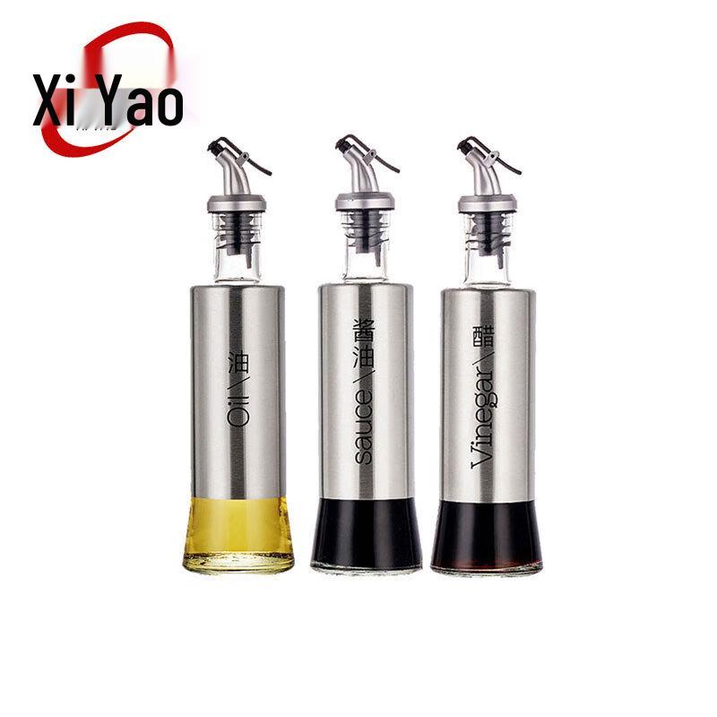 Glass Oil & Vinegar Dispenser Bottle