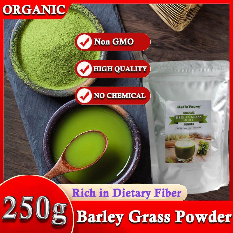HelloYoung Organic Barley Grass Juice Powder Super Greens Powder Contains Iron