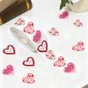 500 Pcs/roll Valentine's Day Heart-shaped Stickers Waterproof Self-Adhesive Seal Labels Heart-shaped Labels Heart Stickers