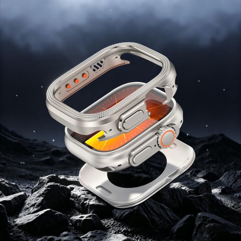 Luxury Alloy Case for Apple Watch Ultra 3 49mm Watchcase for Iwatch ULTRA 3 2 1 49MM Shell Hard Metal Bumper Protect Accessories