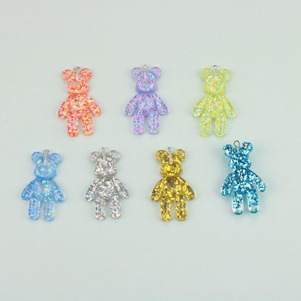 Craft Jewelry Accessories Little Bears Pendant Bracelets Charm DIY Drop Necklace Bear Keychain