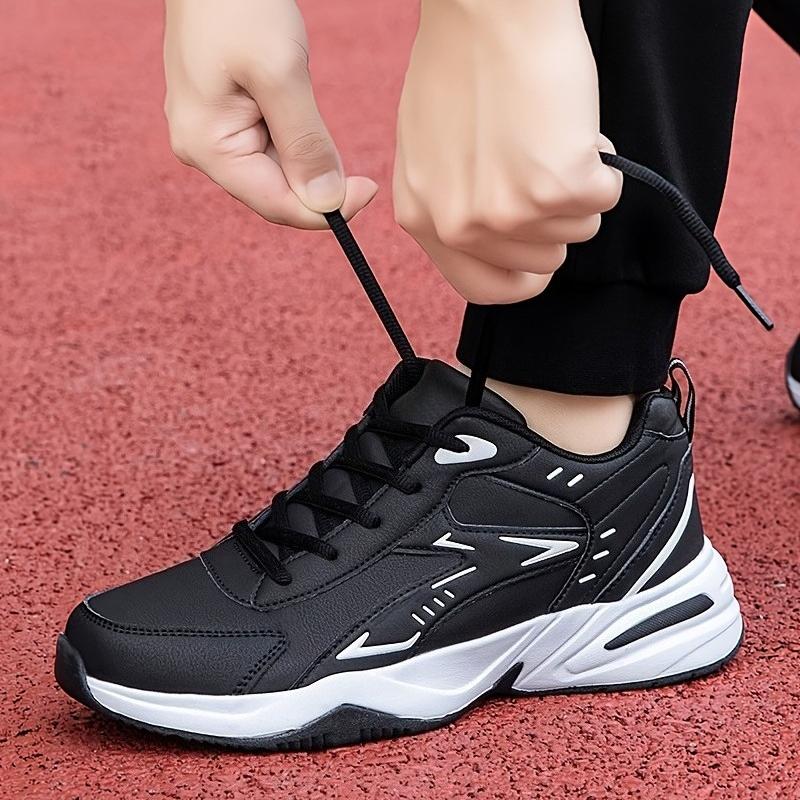 Chunky Sneaker For Men Thick Sole Versatile New Trend Mesh Lace Up Breathable Casual Sports Shoes Increased Soft Soles