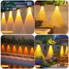 1/2/4 Solar Outdoor Wall Lights IP65 Waterproof Suitable for Backyard Fence Garden Swimming Pool Holiday Decoration