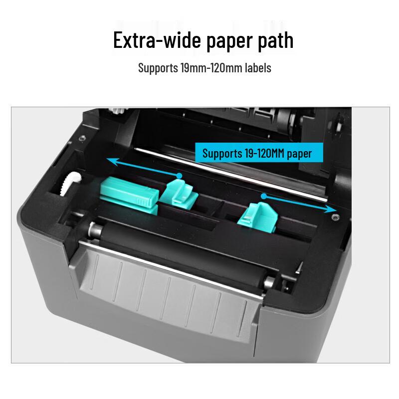 New Beiyang BP420 Thermal Label Barcode Printer CN plug (adapter included)