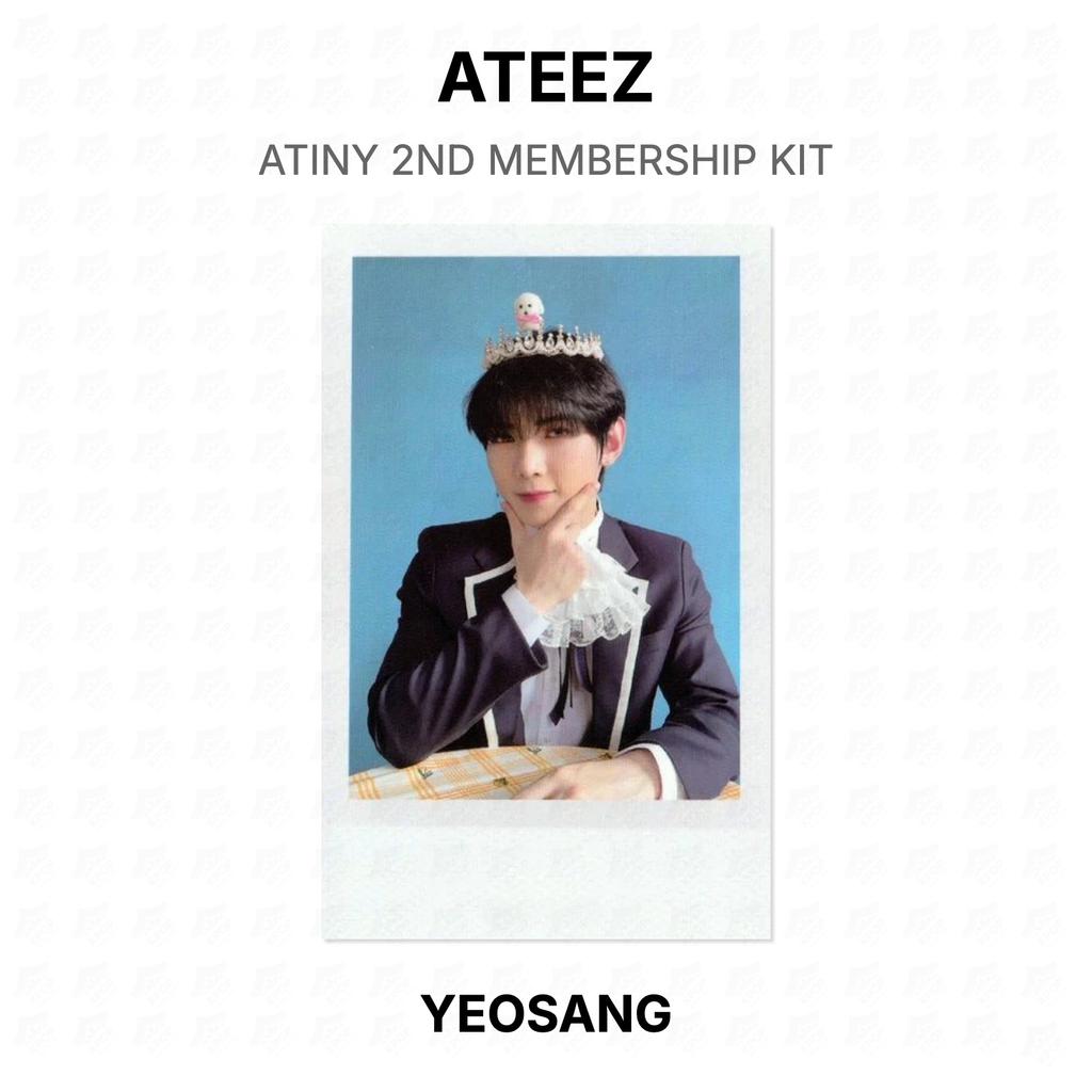ATEEZ ATINY 2ND MEMBERSHIP KIT Official Photocard