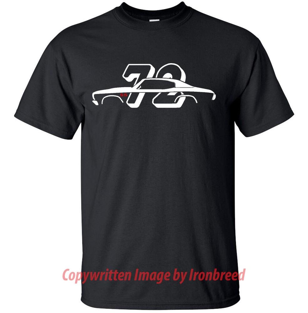 

1972 CHEVELLE SS T-Shirt Muscle Car Silhouette 72 350 396 402 LS5 LS6 454 S