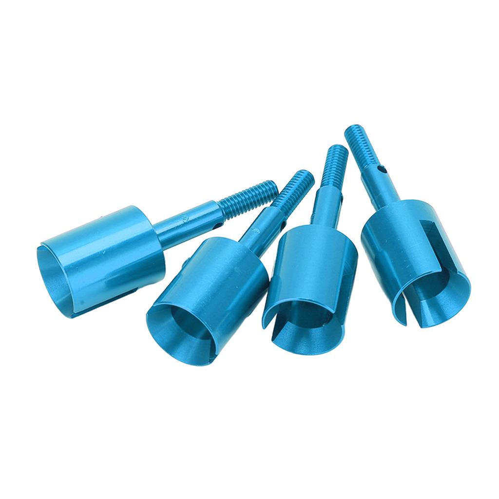 4Pcs RC Diff Cup Differential Joint Cup Aluminium Upgrade Part for Tamiya TT02 1/10 RC VehicleBlue