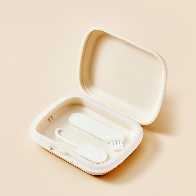 Invisible Braces Box Put Orthodontic Retainer Storage Box Invisalign Orthodontic Portable Denture Storage Box Cleaning
