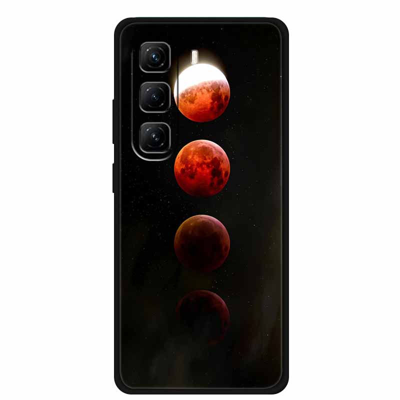

Для Infinix Для Infinix Hot 60 Pro Мінімалістичний Технологічний Стиль Чорний М який Силіконовий Чохол-Бампер Захисний Ударостійкий Fundas For Hot 60 Pro