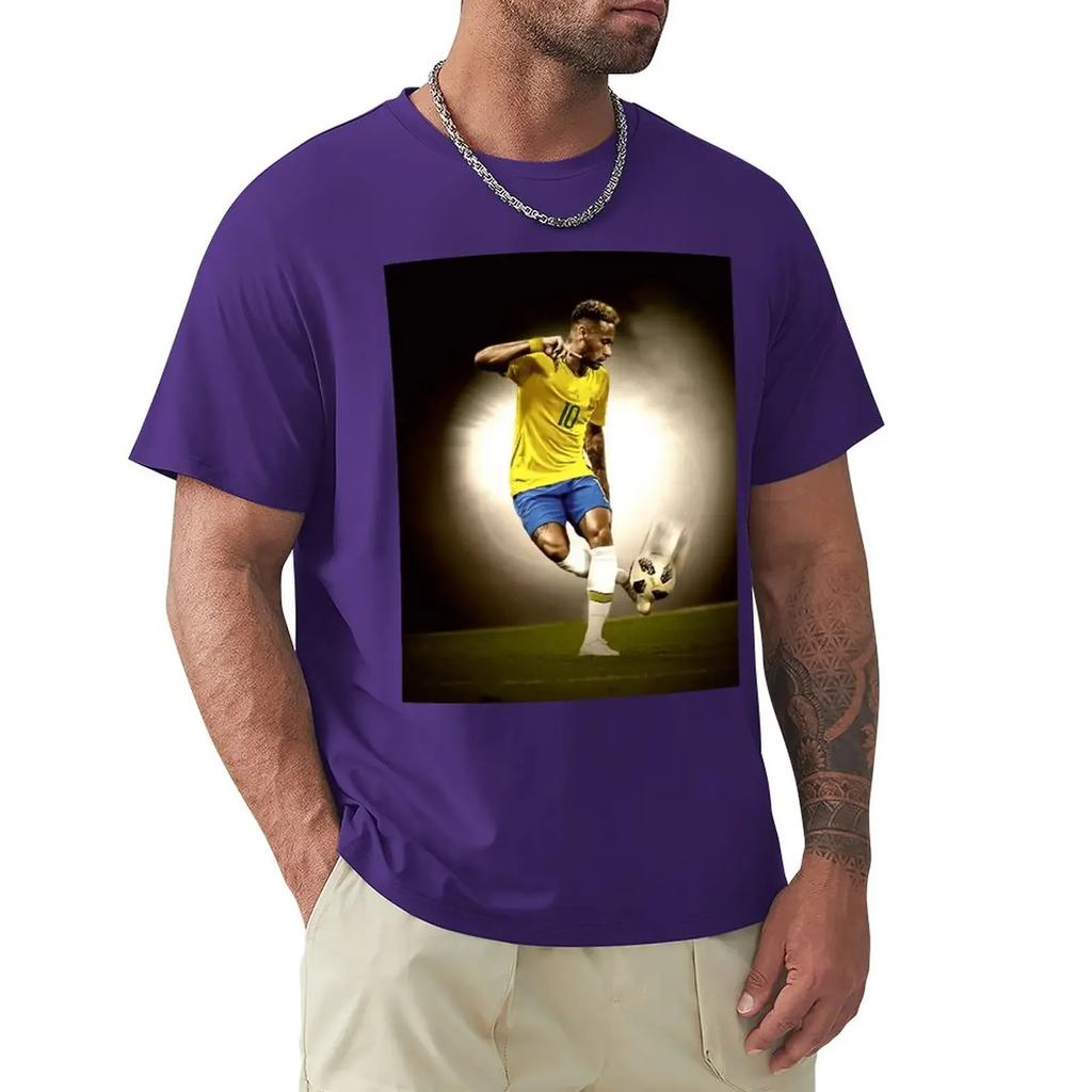 Sports Leisure Eur Size Vintage Tshirt Neymar And Jr Brazil Celebrate Soccer Striker 3 Vintage harajuku clothing