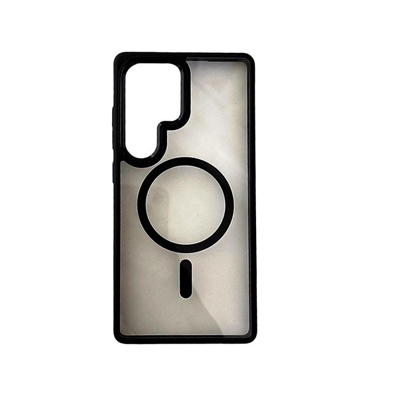 Gold Shield Magnetic Suction Suitable for New Samsung S25Utra Mobile Phone Case S24 Full-pack Magnetic Suction Protective Case Metal Camera Frame
