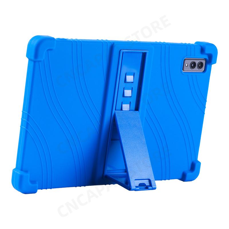 4 verdickte Ecken, weiche Silikonhülle mit Ständer für Blackview Tab 11 SE Hülle 10,36 Zoll; Tablet PC stoßfest Funda Kids Safety