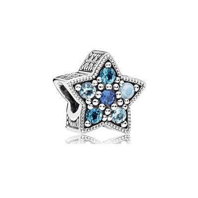 Neue Blaue Traum Serie Perlen Passend für Original Mode Charm Silber 925 Armband DIY Damen Schmuck