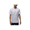 Jordan Sports Lifestyle Series Pullover Breathable Running Quick-Dry Short Sleeve T-Shirt Men Tops White HQ7985-100