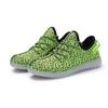Women Unisex Men Breathable Sneakers Soft Strappy Athletic Led Light Shoes