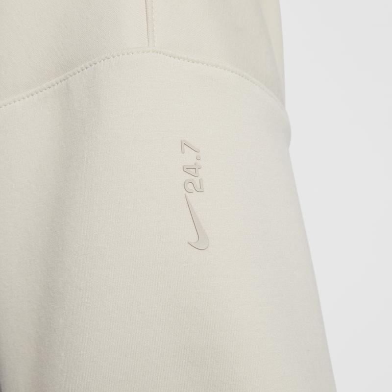 Nike 24.7 ImpossiblySoft Women Dri-FIT Oversized 1/2-Zip Top Light Orewood Brown Light Iron Ore HQ8189-104