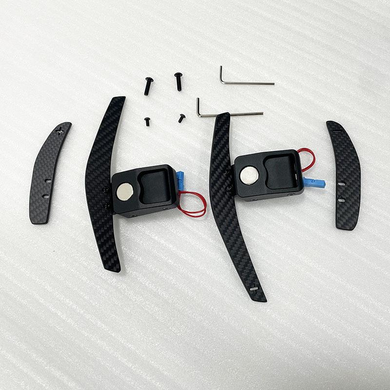 Glänzende Kohlefaser Magnetische Lenkrad-Schaltwippen für BMW 1-4 Serie f20 f21 f30 f22 f80 g20 g30 g80 M3 M5 X3 X5