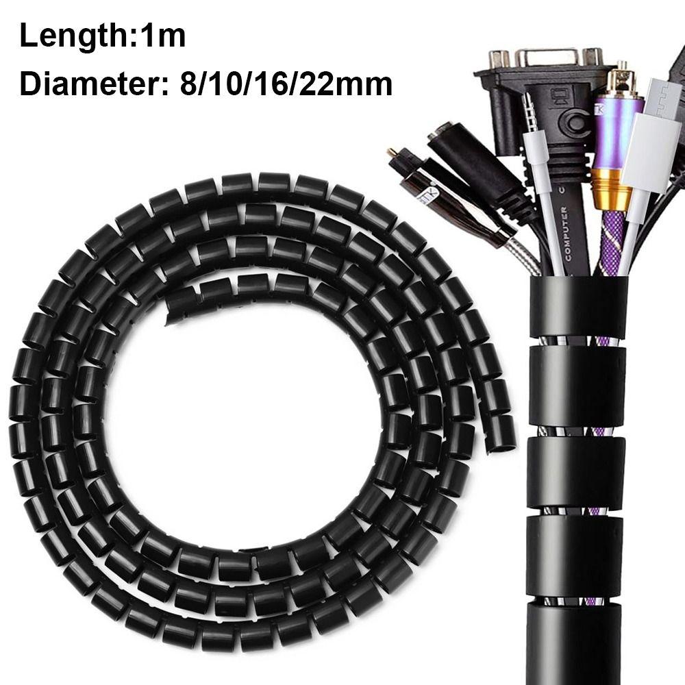 Flexible Wire Protector 8/10/16/22mm Wire Organizer New Cable Sleeves