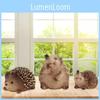 Vivid And Realistic Wild Hedgehog Model Perfect For Desktop Decoration And Play