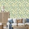 Wallpaper Cottagecore Flowers Cream, Beige and Lime 50x1000