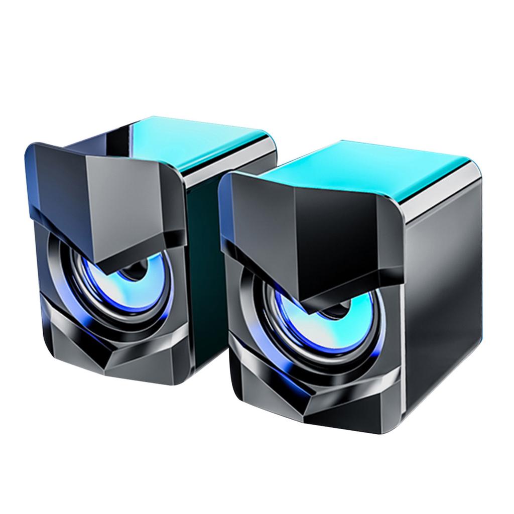 V-158   Desktop Computer Speaker Super Bass Subwoofer 3.5mm Wired Music Player   USB Powered Home Speakers Subwoofer for Cellphone Laptop Un