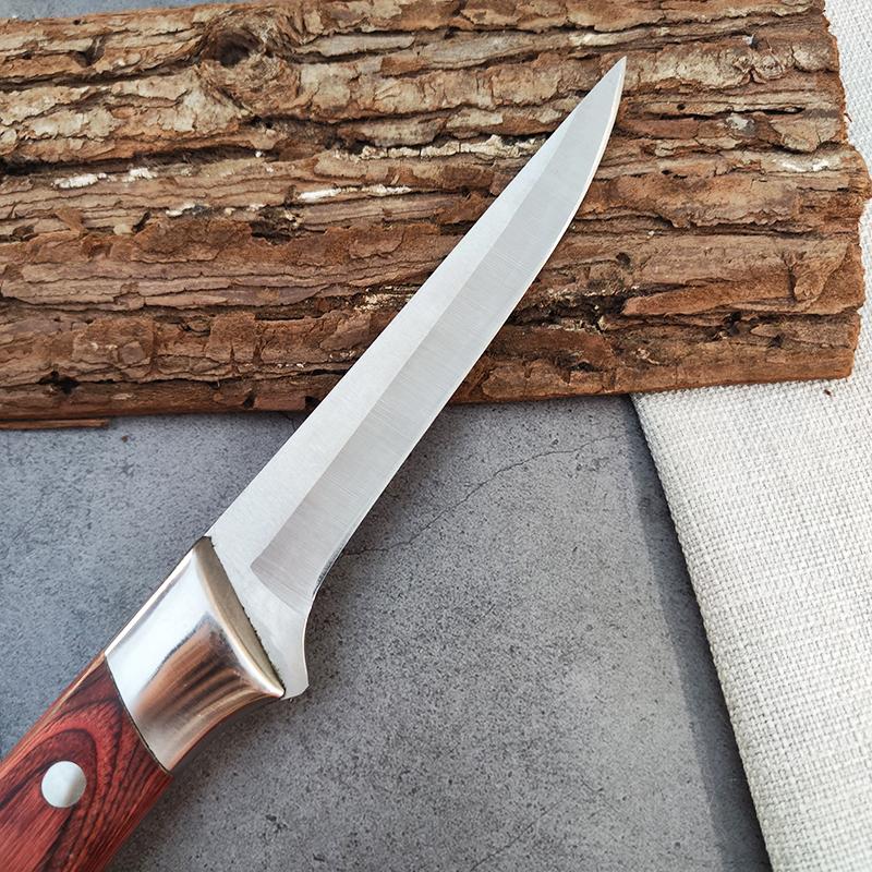 Stainless Steel Boning Knife Kitchen Knife Cooking Knife Hunting Knife Kitchen Tool