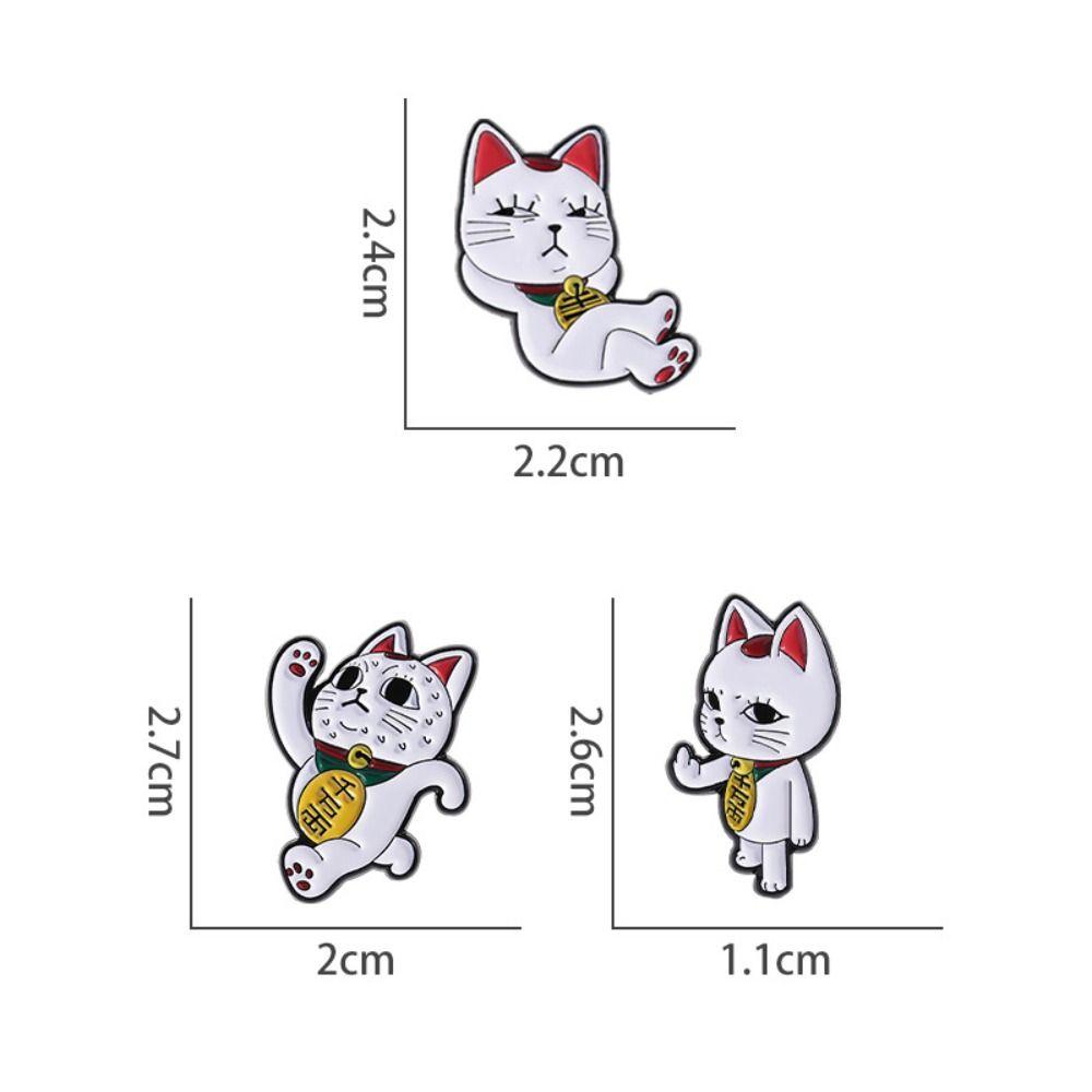 DIY Enamel Pins Turbo Granny Cat Spying Metal Badge New Lapel Pin  Clothes Decoration