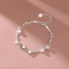 Silver Beautiful Stars Bracelets for Women Korean Fashion Designer Party Wedding Jewelry Holiday Gifts