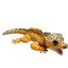3D Geprinte Crested Gecko Figuur met Beweegbare Gewrichten Hagedis Koelkastmagneet Bureauornament Woonkantoor Decoratie voor Reptielenliefhebbers