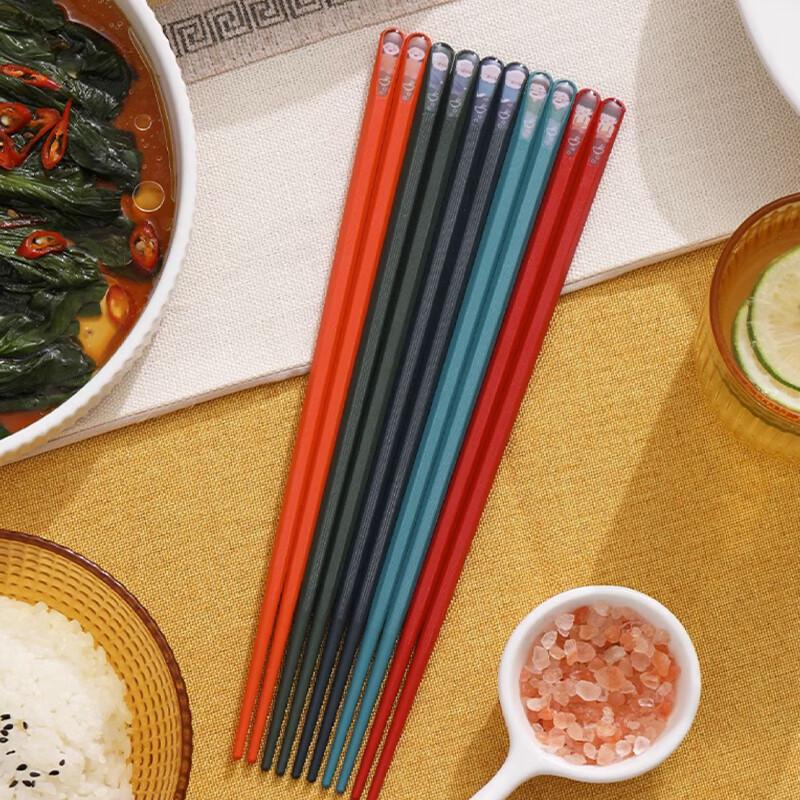 VISIONS EKCO Colorful Alloy Chopsticks Set