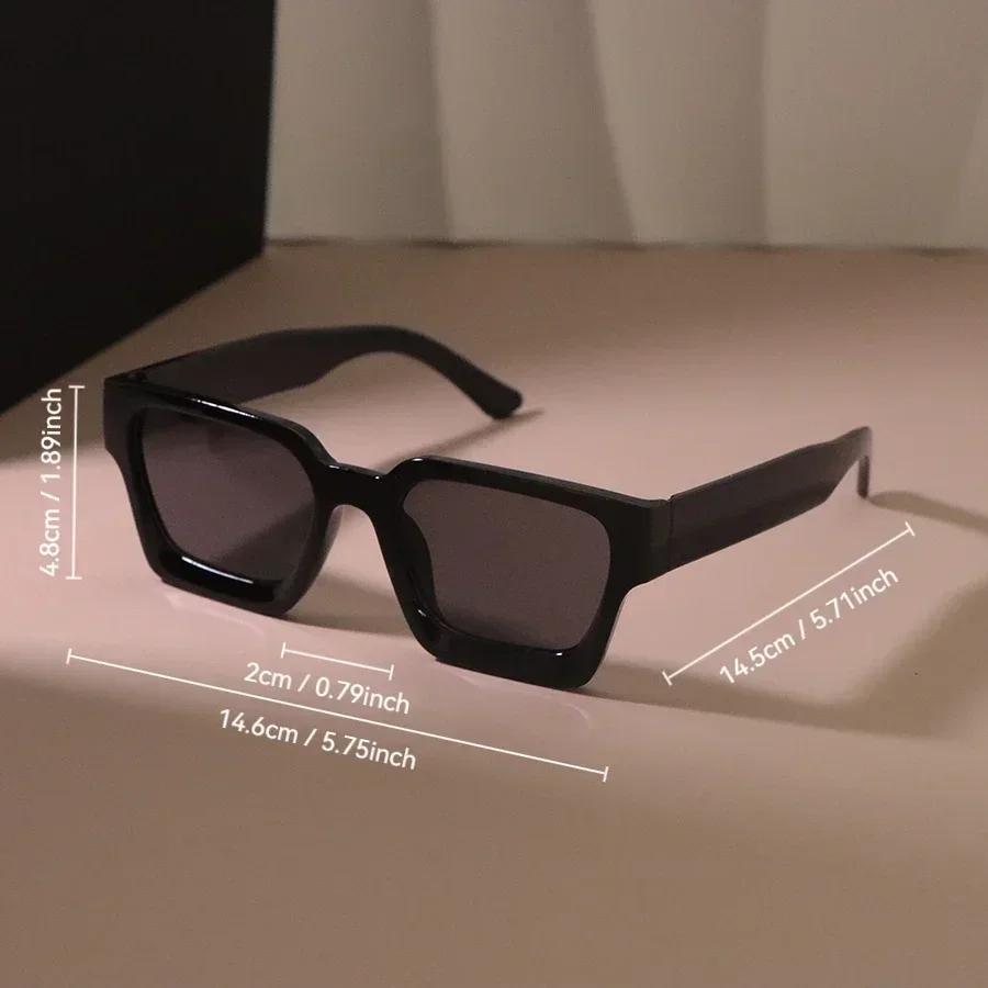 Classic Square Sunglasses Women Men Minimalist Fashion Female Male Retro Casual
