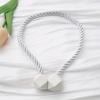 2pc Magnetic Curtain Tieback - Easy No-Drill Installation with Twine Loop, Stylish Holdback for Drapes, Curtains for Living Room