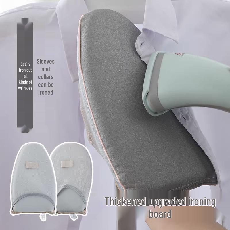 Compact Handheld Ironing Board with Anti-Scald Gloves for Shirts and Clothes