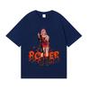 2026 Neue Chainsaw Man Power Japanischer Stil Klassisches T-Shirt Hochwertiges Streetwear T-Shirts Geeignet für Beide Männer Frauen Sommer