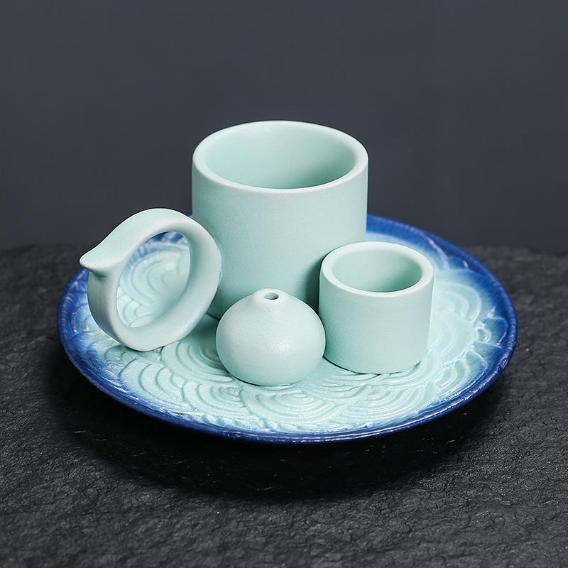 Ceramics Censer Decorative Candle Holder Unique Crafts Ornaments Candlestick Bedroom Home Decoration