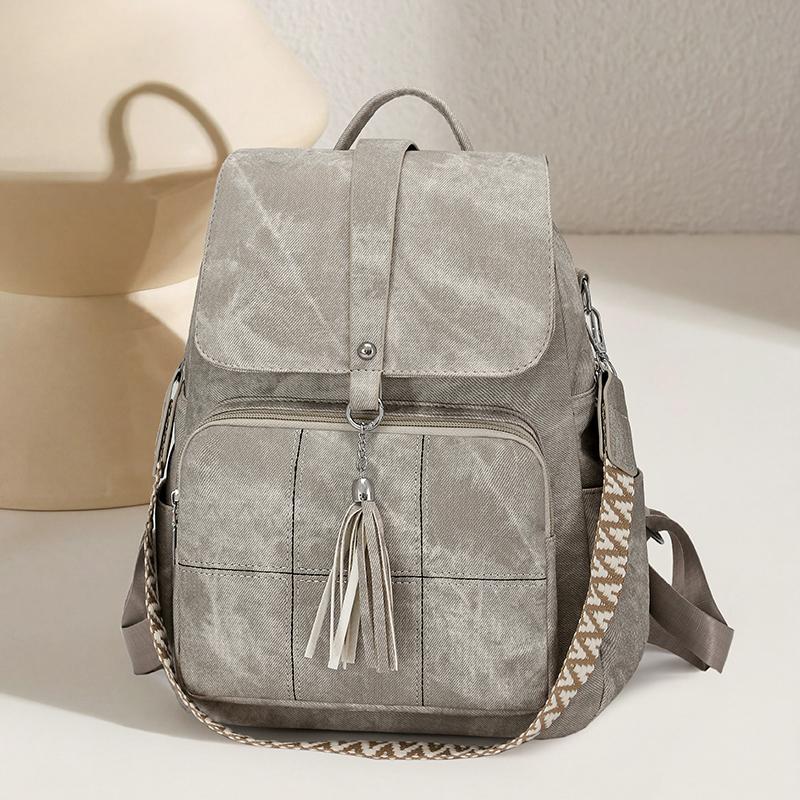Large Capacity Backpack Women's Lightweight Multi-Function Shoulder Bag