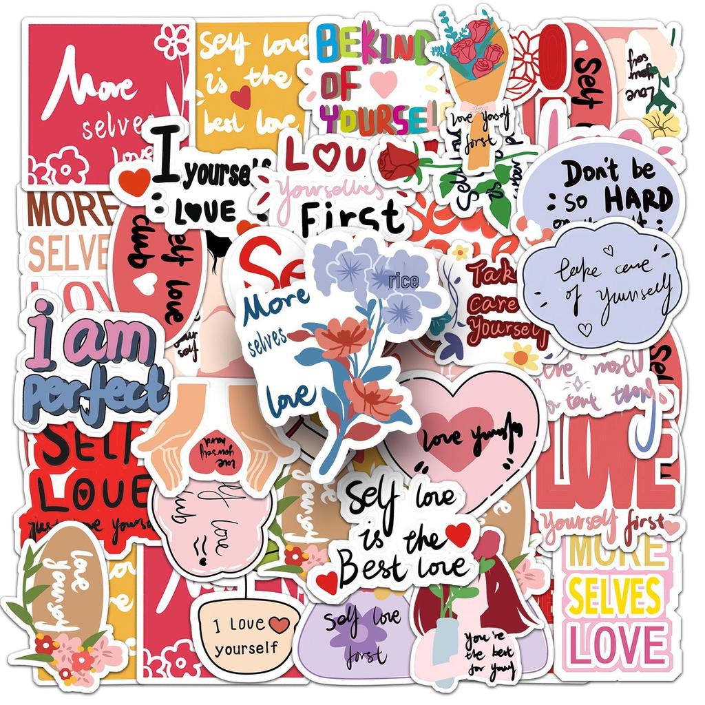 50pcs Graffiti Style Waterproof Stickers for Phone Cases, Water Bottles, and Luggage
