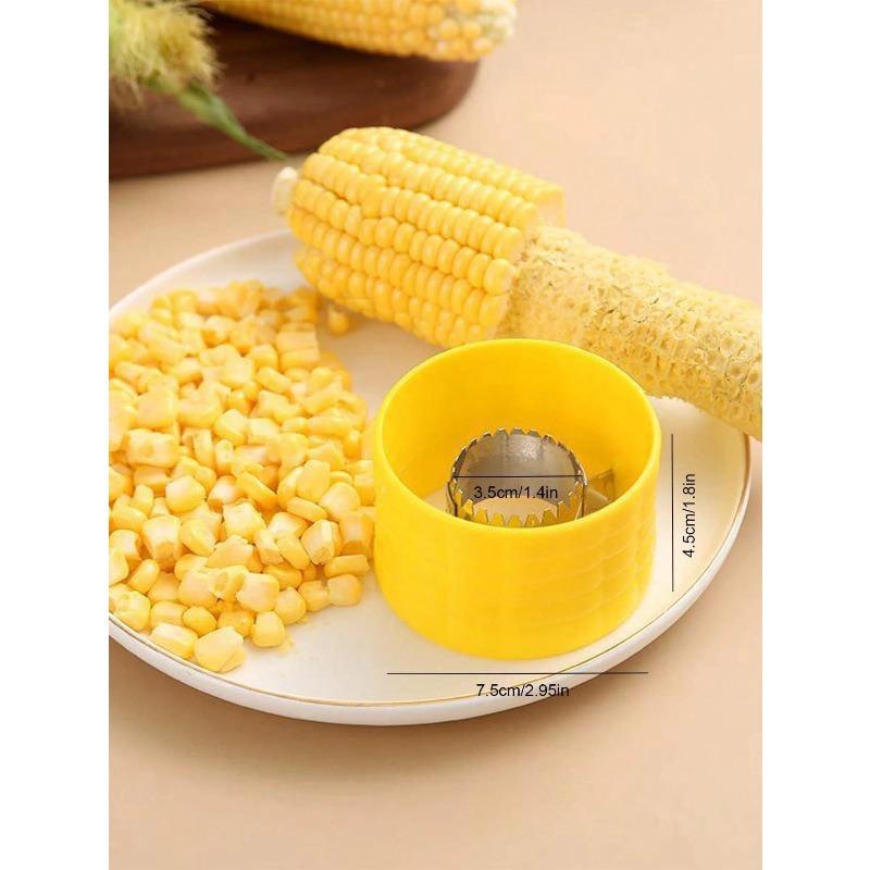 1pc Stainless Steel Corn Stripping Tool Stainless Steel Corn Kernel Remover, Plastic Vegetable Peeler, Kitchen Gadget For Easy Meal Prep
