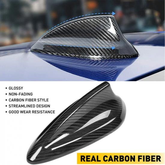 

Real Carbon Fiber Antenna Cover Cap Decor Accessories For BMW F30 F22 F32 F36 M3