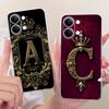For Vivo Y05 Y11d 2026 Royal Crown Initial Letter Couple Phone Case For Vivo Y11D Y05 4G Soft Silicone TPU Covers Bumpers