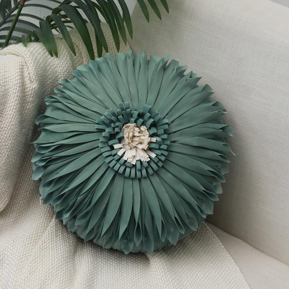 Nordic Minimalist Floral Throw Pillow Cover – Modern, High-End, Comfortable Design for Living Room & Bedroom