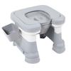 Portable Commode Chair Bedside Potty Shower Chair Non Slip Bedside Toilet for Bathing and Squat Toilet