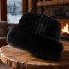 Faux Fur Faux Fur Bucket Hat Ear Protection Ear Flap Winter Hat  Autumn Winter